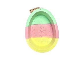 Molde silicona tricolor tortera huevo pascua